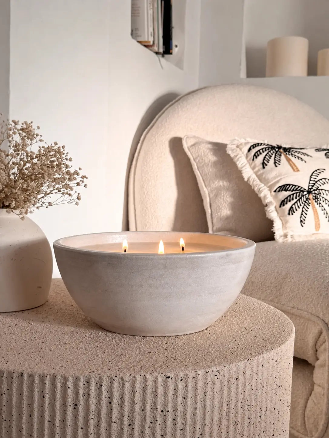 Velas aromáticas artesanales de cera de soja 100% natural sin tóxicos - Wax&Calm