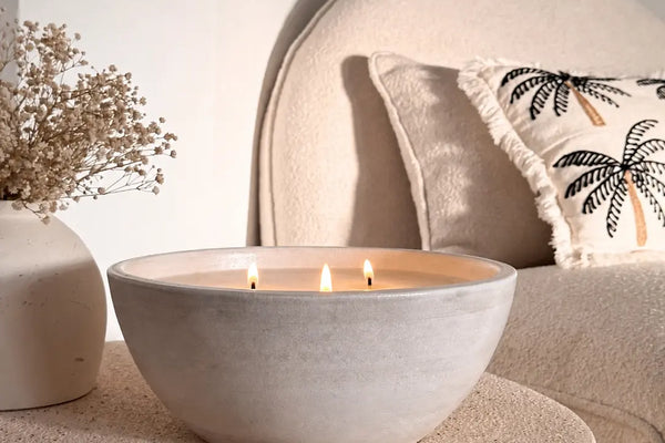 Velas aromáticas artesanales de cera de soja 100% natural sin tóxicos - Wax&Calm