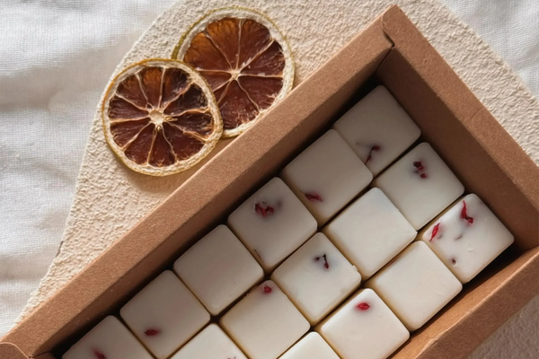 Wax melts de cera de soja en quemador artesanal para aromatizar el hogar - Wax&Calm
