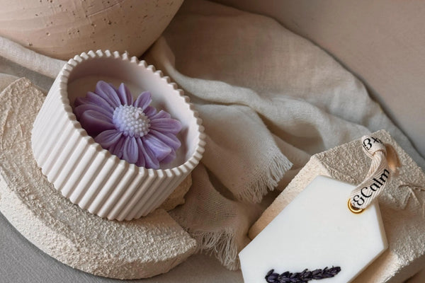 Pack de velas aromáticas artesanales de cera de soja combinadas para regalar - Wax&Calm