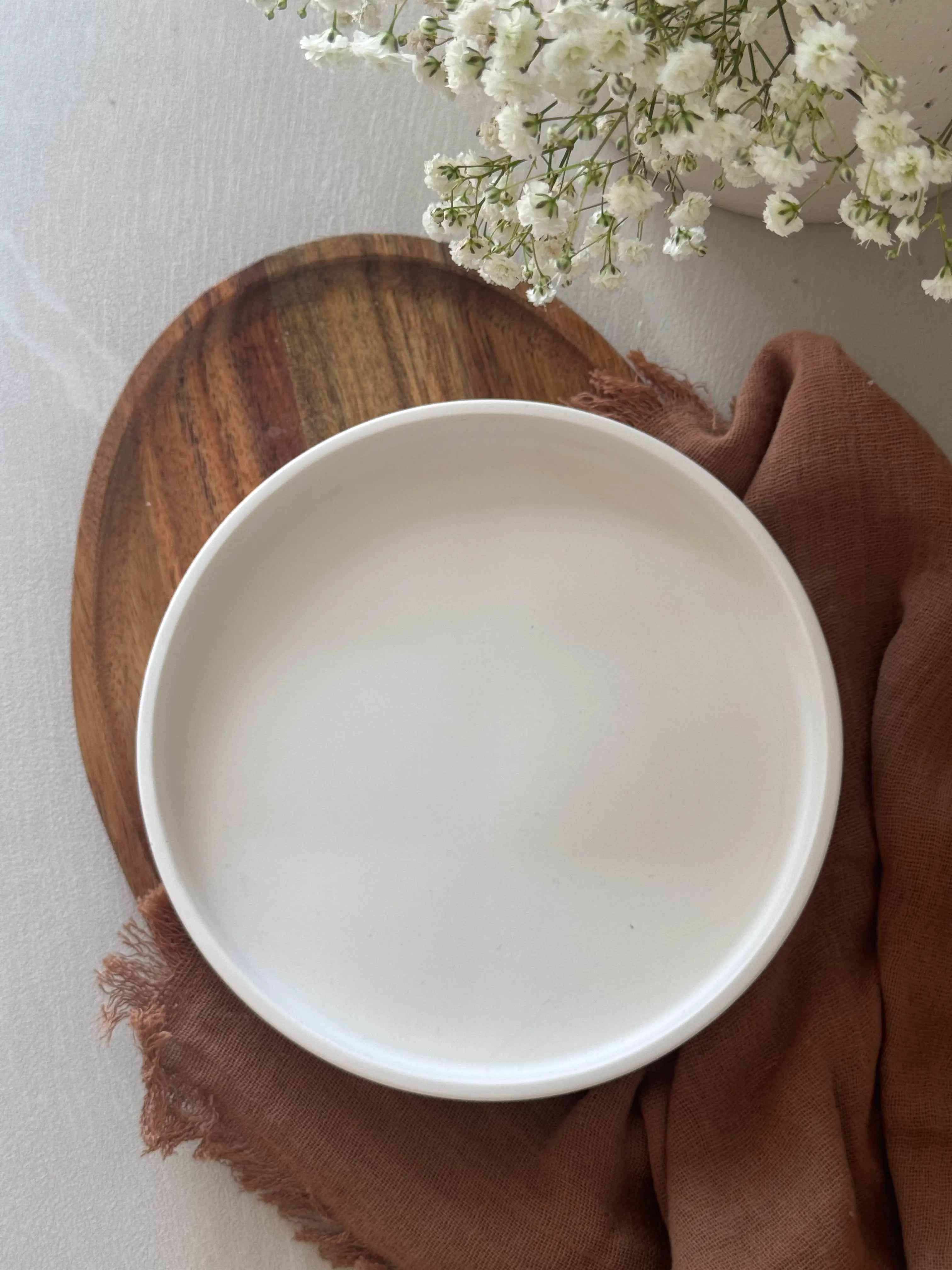 Bandeja decorativa artesanal Aria resina ecológica para organizar el hogar