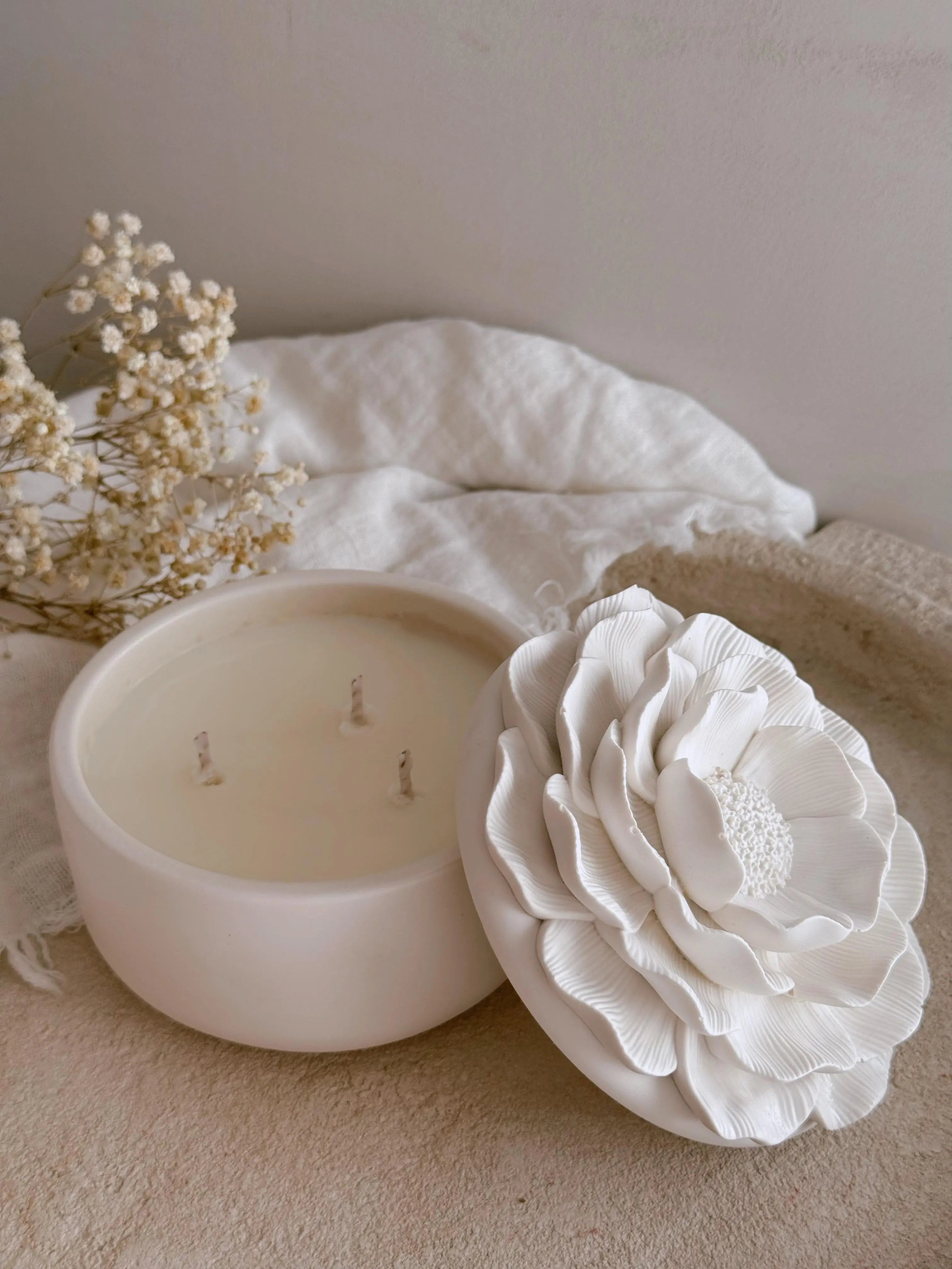 Vela aromática Joyero Alma XL artesanal cera natural - Wax&Calm