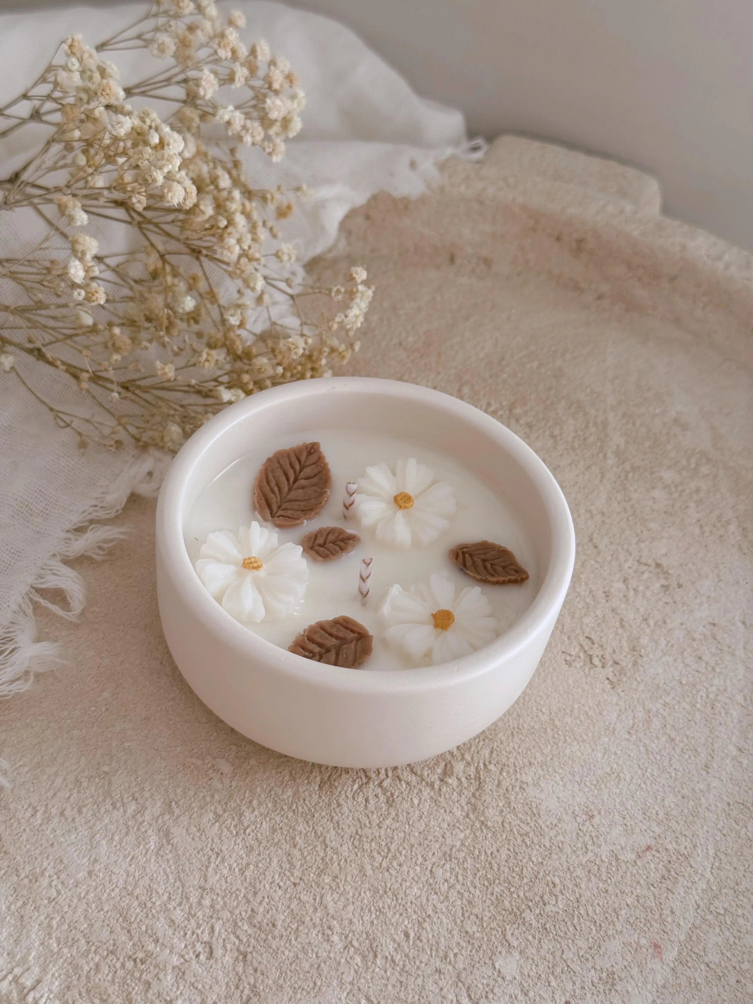 Vela aromática Calma frambuesa y limón artesanal - Wax&Calm Studio