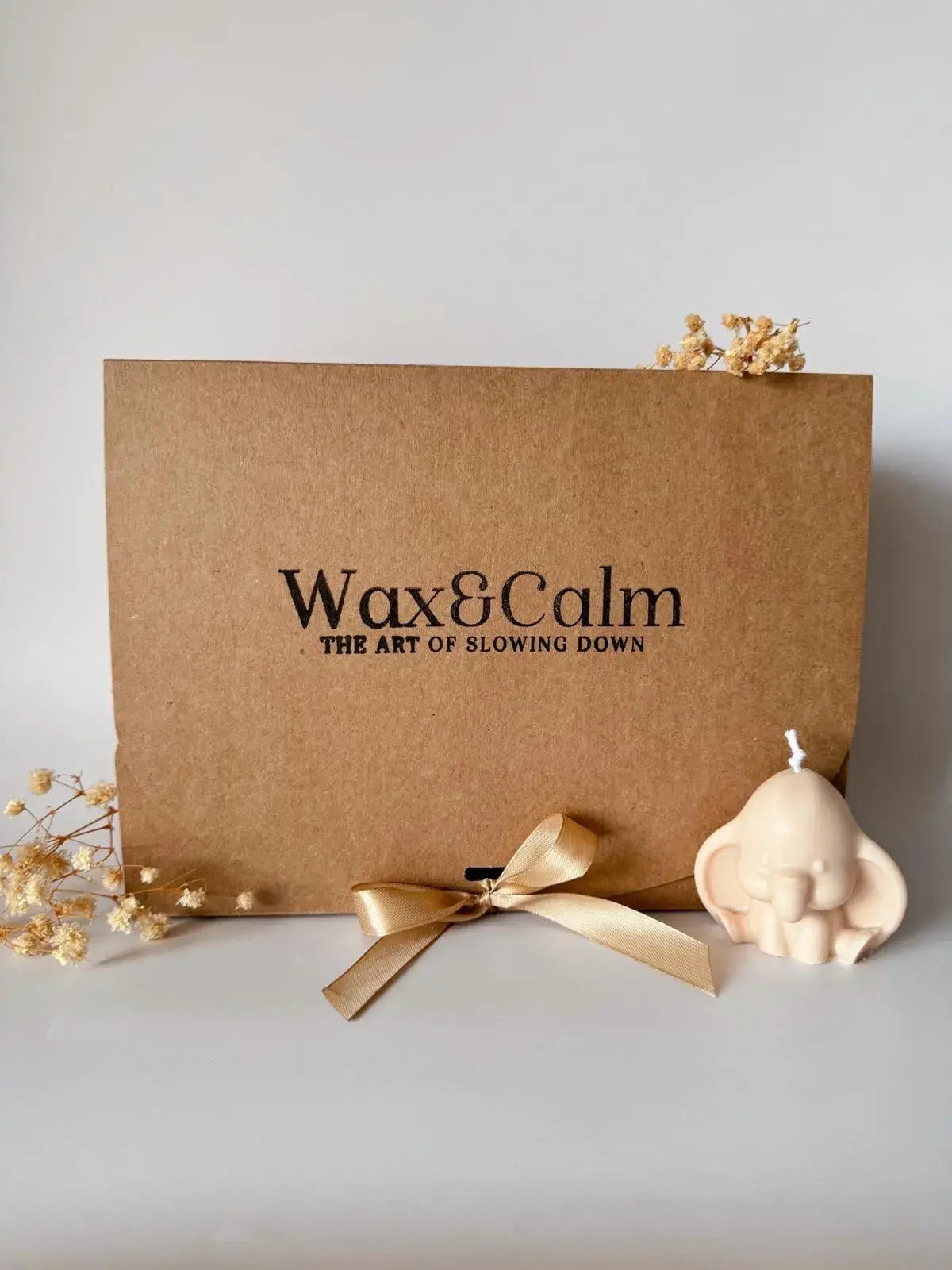 Pack Welcome Baby regalo bebe artesanal vela natural - Wax&Calm Studio