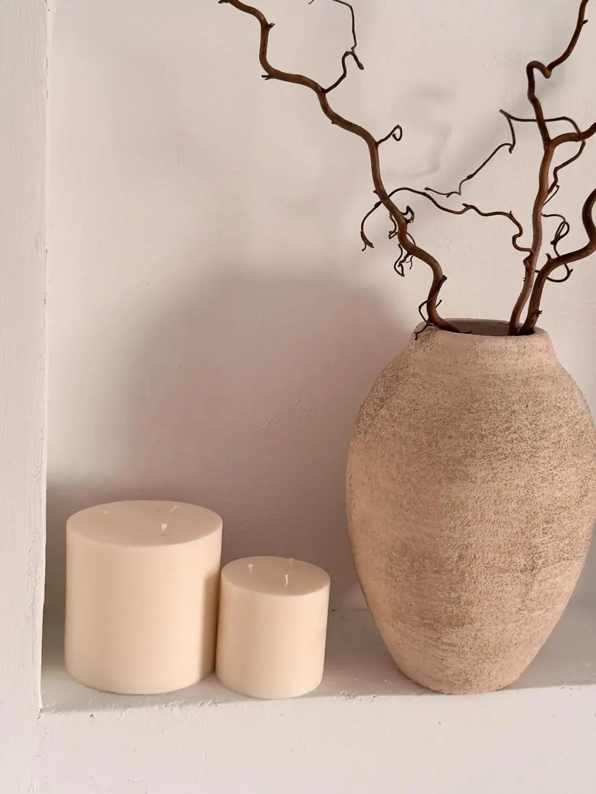 Vela Ritual Base artesanal cera de soja - mockup hogar Wax&Calm