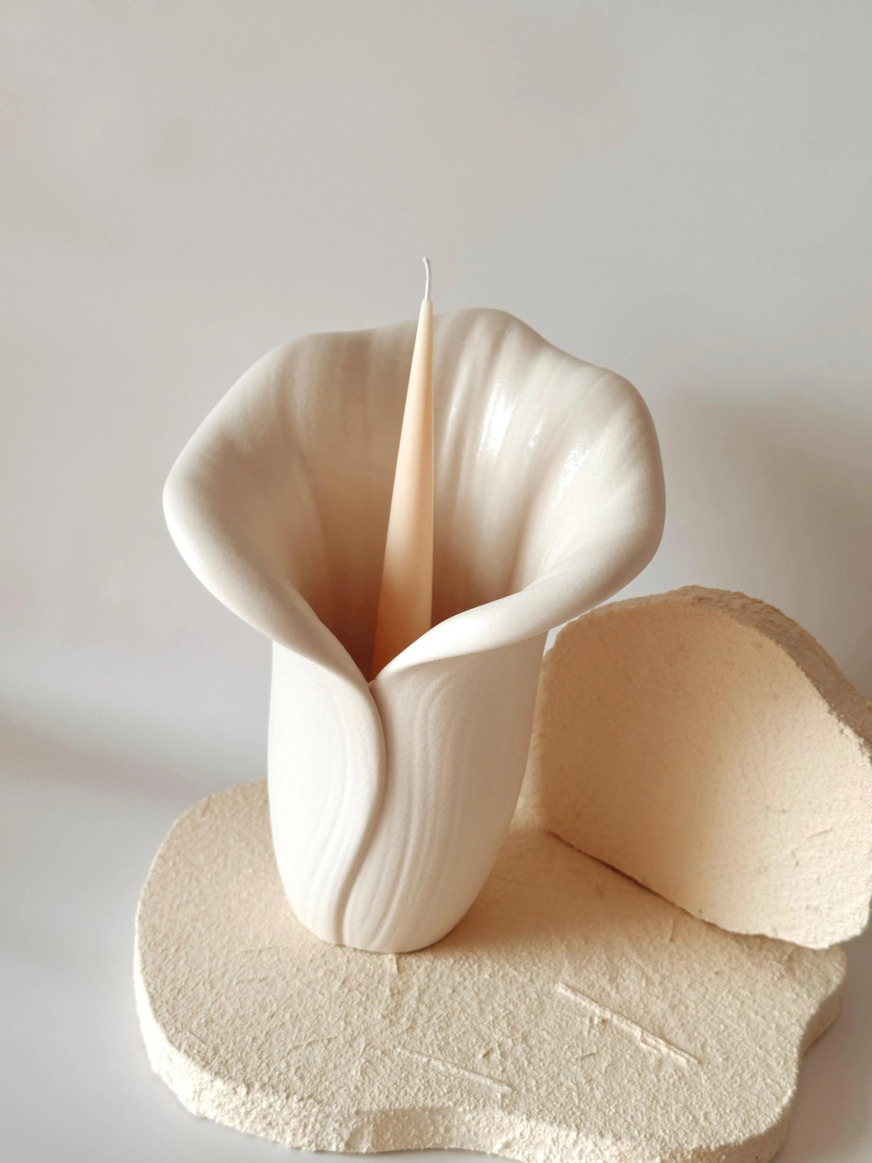Candelabro Cala decorativo artesanal - accesorio hogar Wax&Calm Studio