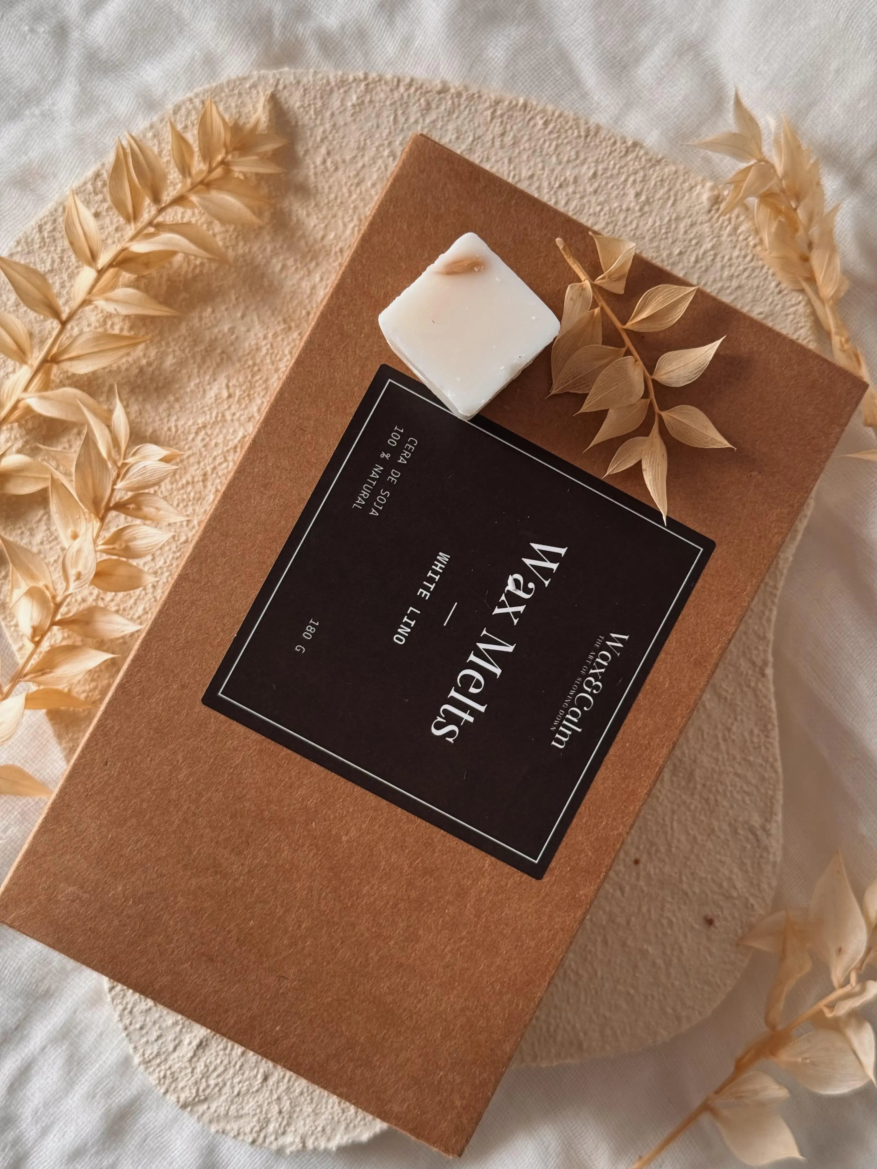 Ceras wax melts algodón artesanales - acabado Wax&Calm