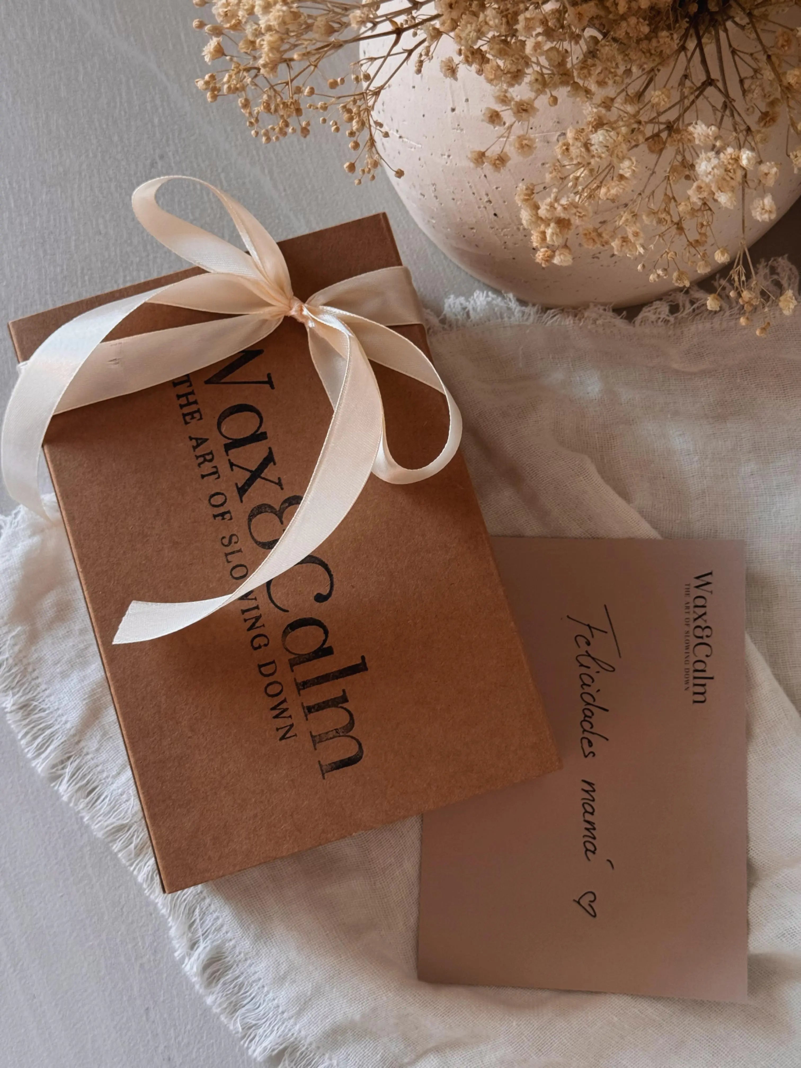 Pack regalo aromático velas artesanales cera de soja listo para regalar - Wax&Calm