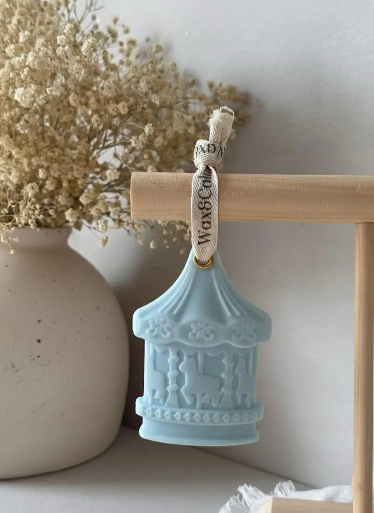Ambientador carrusel vainilla cera vegetal - detalle colores disponibles