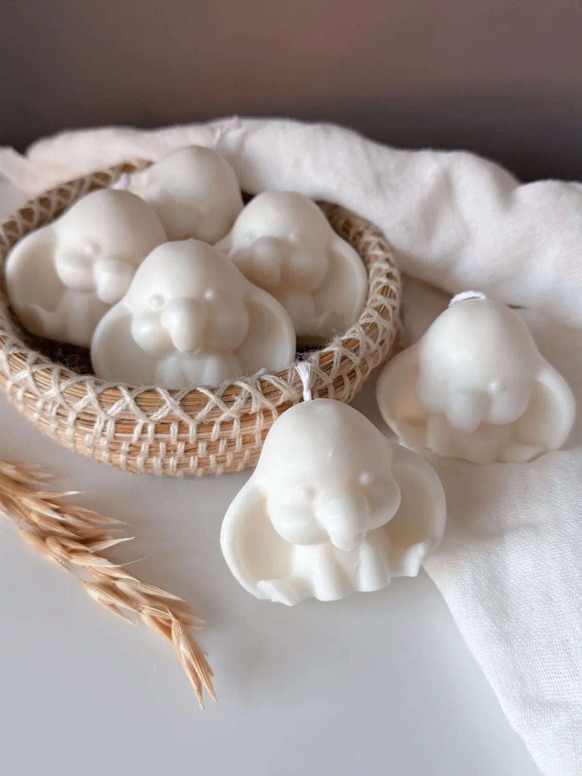 Velas infantiles artesanales Animalitos de cera natural sin aroma - Wax&Calm