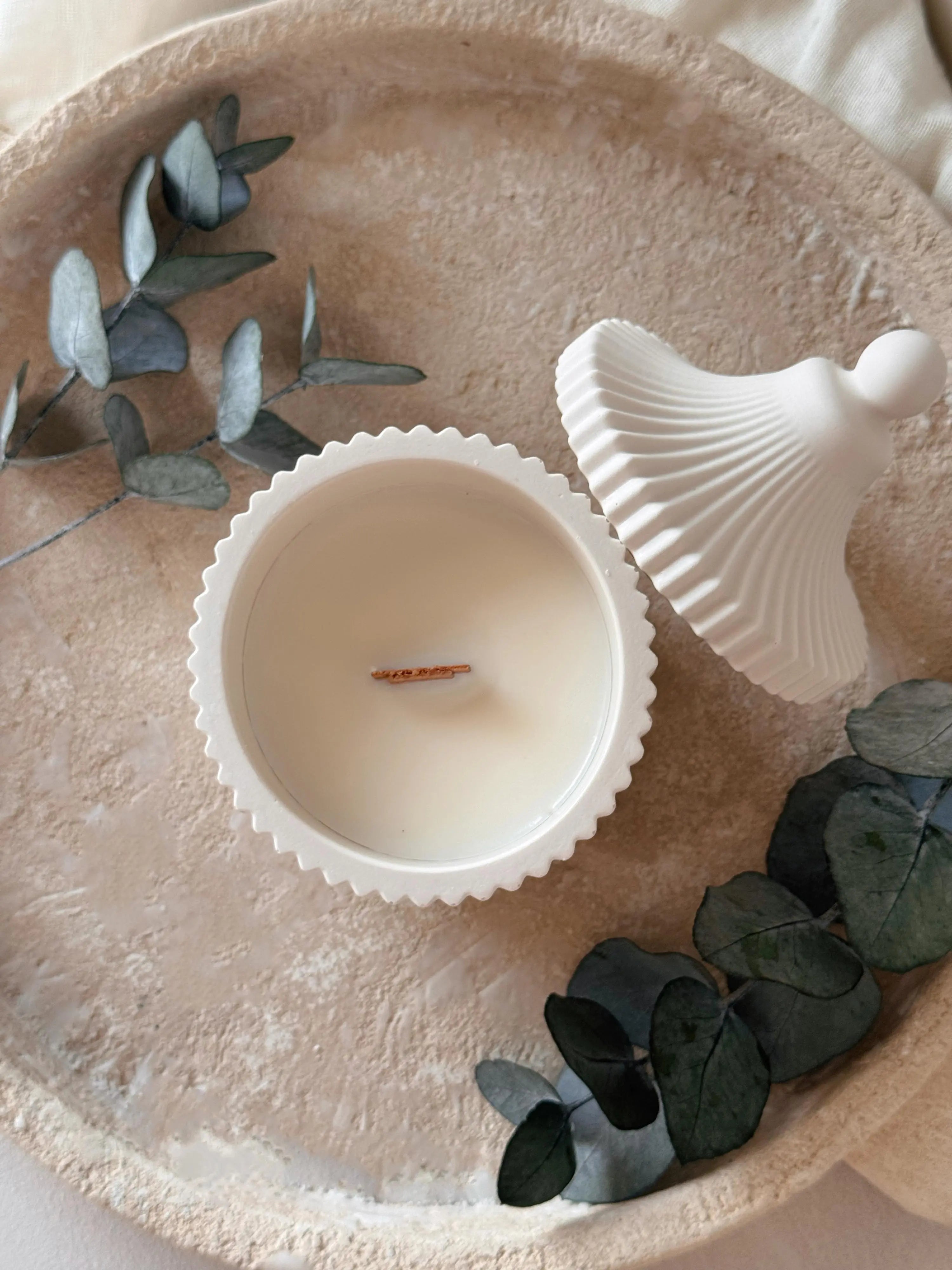 Vela Joyero Vesta artesanal premium cera de soja - Wax&Calm
