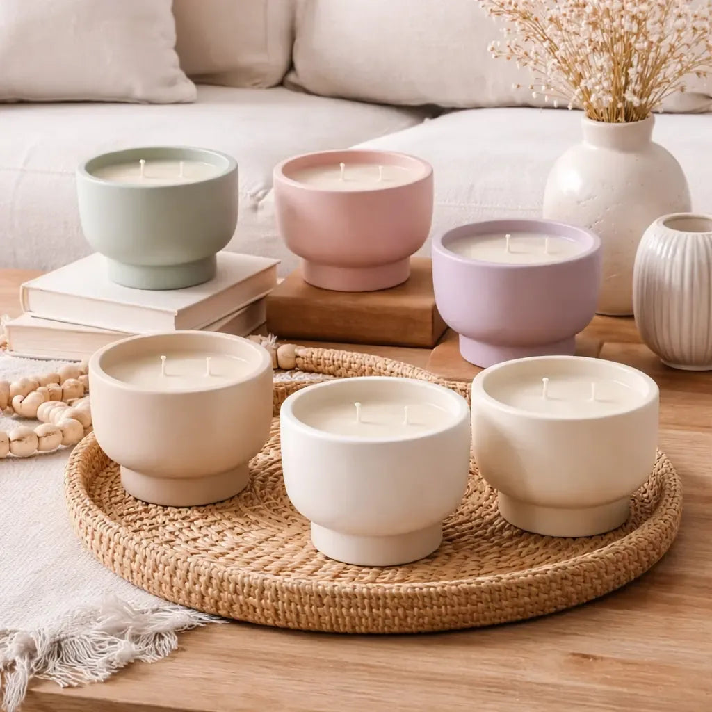 Colección Velas Basic artesanales cera de soja todos los aromas - Wax&Calm