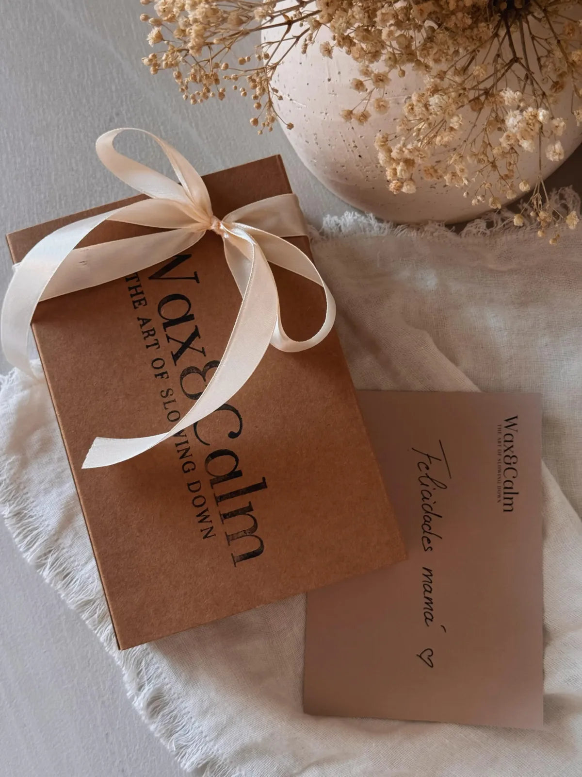 Velas aromáticas para regalar artesanales – pack regalo cera de soja natural Wax&Calm
