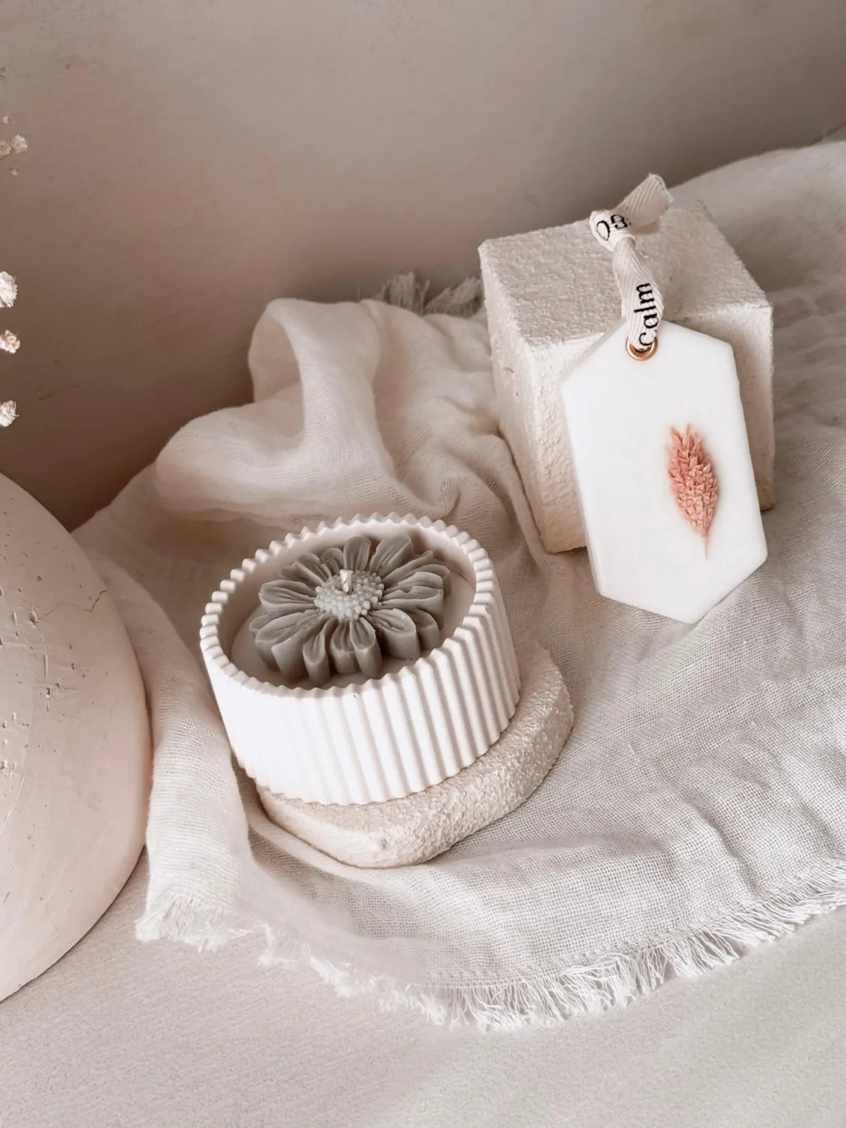 Pack velas para regalar Sándalo cálido – velas aromáticas artesanales cera de soja Wax&Calm