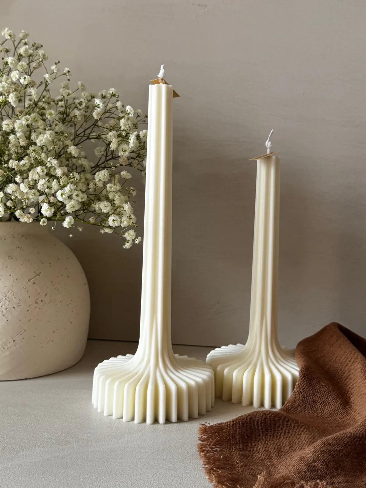 Pack velas artesanales Minos cera natural - Wax&Calm