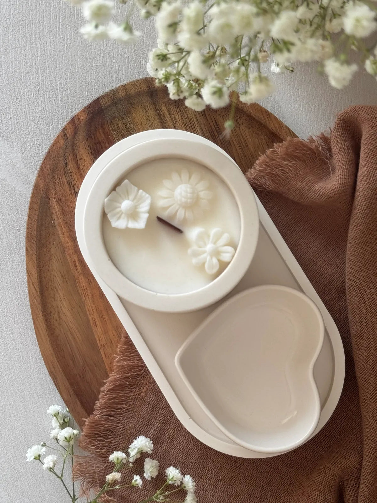 Velas para regalar Hera – vela aromática artesanal cera de soja en resina ecológica Wax&Calm