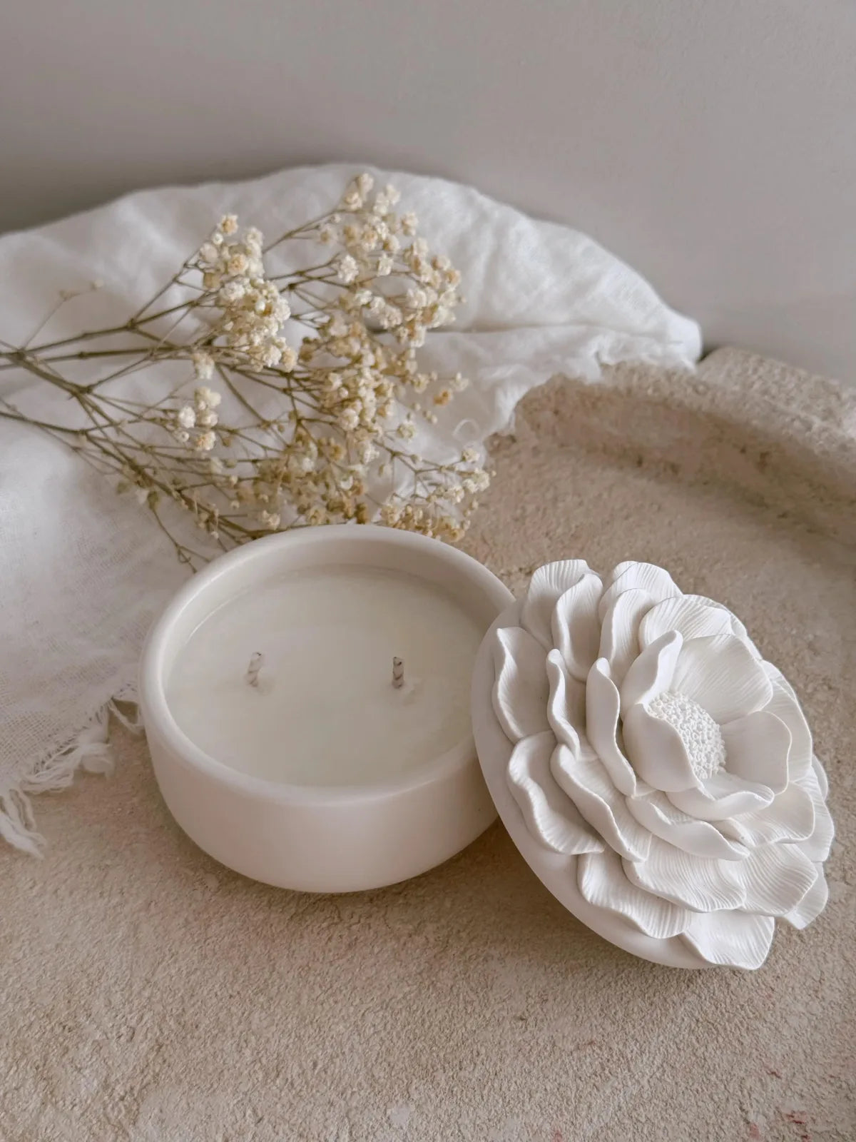 Vela aromática artesanal Joyero alma Flores de Ylang Ylang cera de soja 100% natural - Wax&Calm