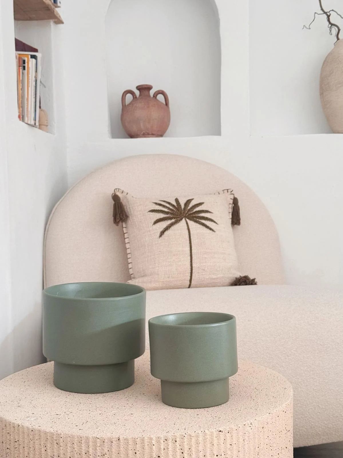 Vela aromática Colección Signature Silva – cerámica artesanal con cera de soja natural – Wax&Calm