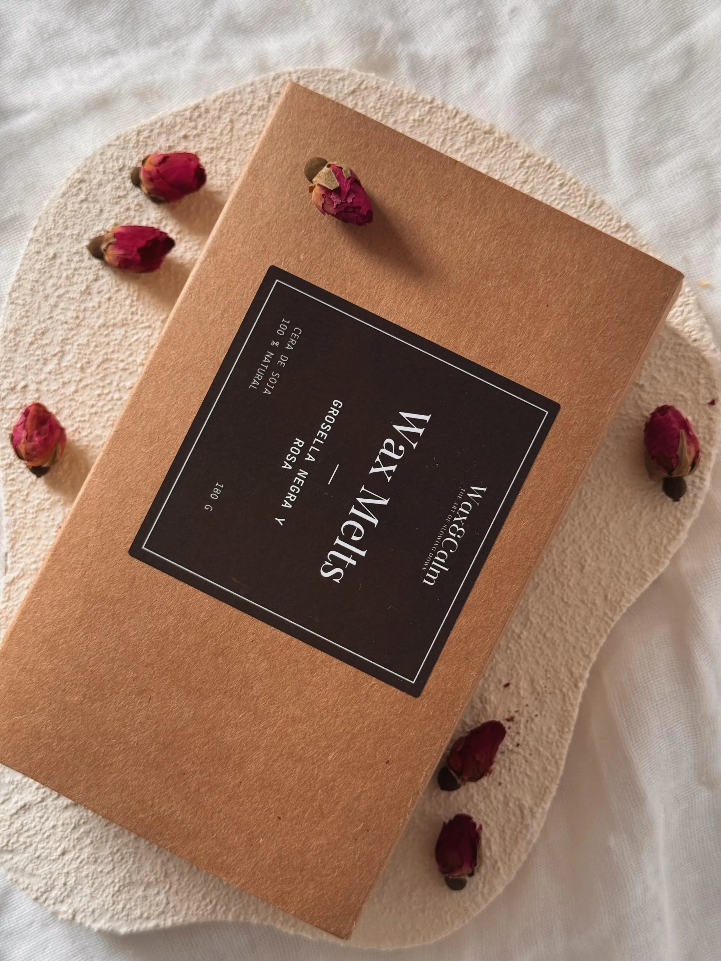 Ceras aromáticas grosella floral wax melts artesanales - detalle Wax&Calm